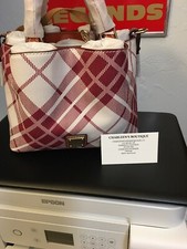 Dooney Bourke Mini Barlow Leather Trim in CRANBERRY NWTS