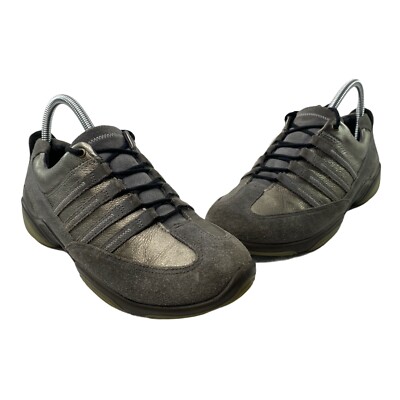 Ecco Women's Size EUR 37 US Leather Gray Silver Ultra