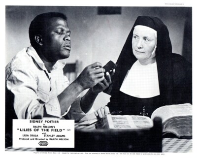 Lillies of the Field Original Lobby Card Sidney Poitier Lilia Skala ...