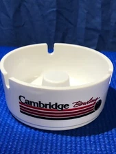 Cambridge bowling plastic ashtray New