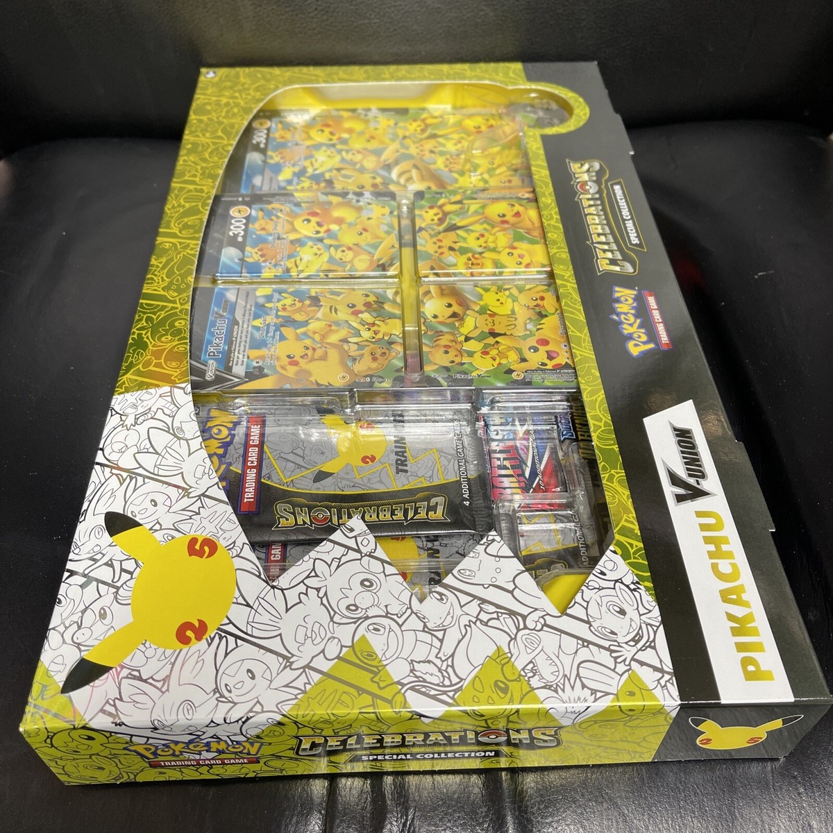 Pokemon Celebrations Pikachu V-Union Collection Box 25th