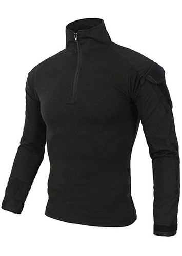 Long Sleeve Military Tactical Shirt Black, XL *BRAND NEW*