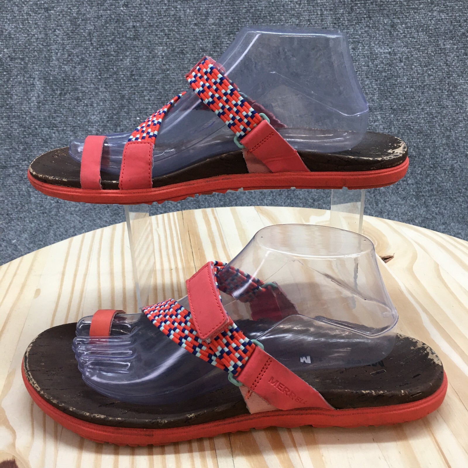 Merrell Sandali Donna 11 Around Town Sunvue Tanga Multicolore Slip On J94156