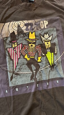 ZZ TOP ANTENNA tour バンドTシャツ Zz Top Antenna Tour Single Stitch T Shirt 1994 Rock Band XL