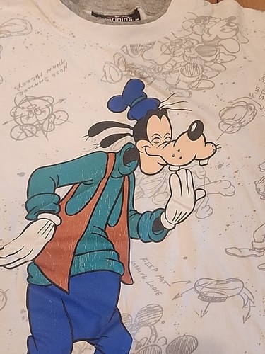 Vtg Disney Original Goofy Walt Disney Drawings Size Small T-shirt - Picture 2 of 9