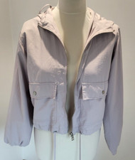 Pull and Bear Lovely Ladies Cropped Light Jacket EUR S Soft Lilac