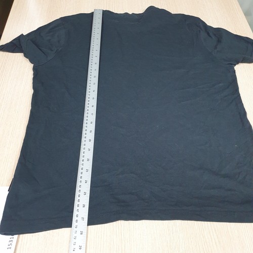 Napapijri T-Shirt Mens XL Black Short Sleeve Crew Neck Tee 100% Cotton - Picture 7 of 11