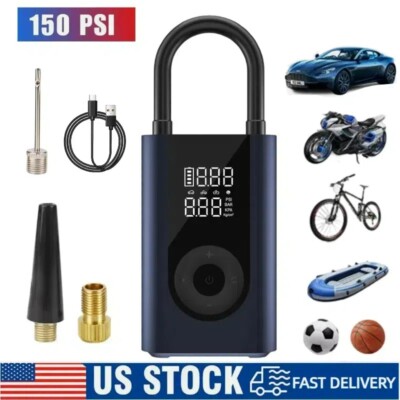 Air Moto Air Pump Tire Inflator Portable Air Compressor Air Pump for Car Bike