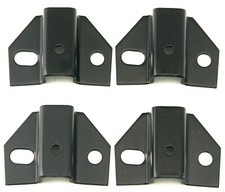 Juego de soportes de montaje en pista trasera Corvette Seat Adjuster C3 1968-1971 (4 piezas) NUEVO