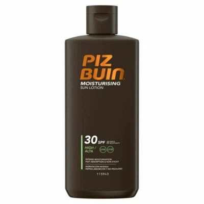 Piz Buin Moisturising Sun Lotion - SPF 30 - 200ml NEW