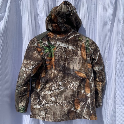 Hooded Coat Camo Print 