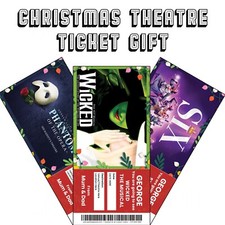 Theatre Ticket Personalised Christmas Gift Reveal Custom Musical Ticket Gift
