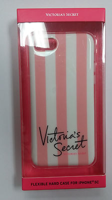 Victoria's Secret Pink Stripes IPhone 5C Flexible Hard Case Cover