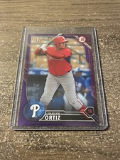 2016 Bowman Prospects Purple #BP31 Jhailyn Ortiz #’D /250 RC