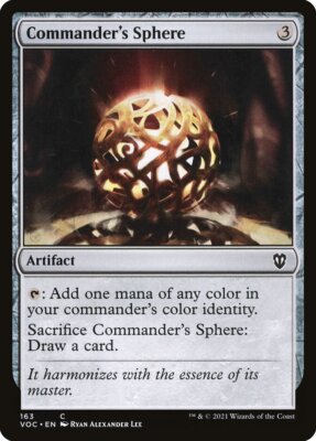 4x Commander's Sphere - NM - Crimson Vow Commander - SPARROW MAGIC mtg