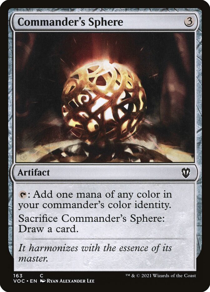 4x Commander's Sphere - NM - Crimson Vow Commander - SPARROW MAGIC mtg