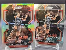 Cheyenne Parker - 2022 Prizm WNBA - Silver Prizm And Base #83 - Atlanta Dream