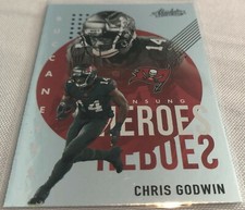 2021 Panini Absolute Football Chris Godwin Tampa Bay Buccaneers Unsung Heroes 15