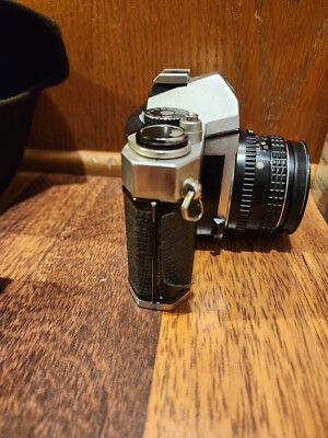 Pentax K1000 film camera with 50mm f2 SMC-A lens - Case