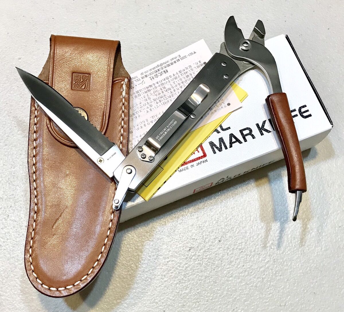 Vintage Al Mar Multitool Multipurpose Seki Japan Knife Vintage Al Mar Multitool Multipurpose Seki Japan Knife
