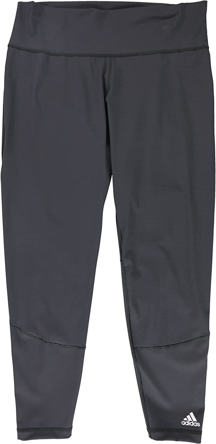 облегающий женский спортивный костюм adidas для тренировок, темно-серый