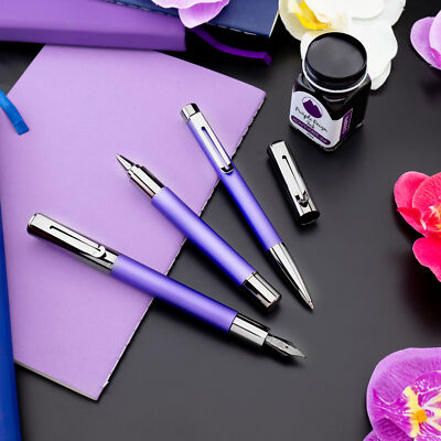 Monteverde USA Ritma 2025 Special Edition 3+2 Piece Set in Midnight Orchid - EF