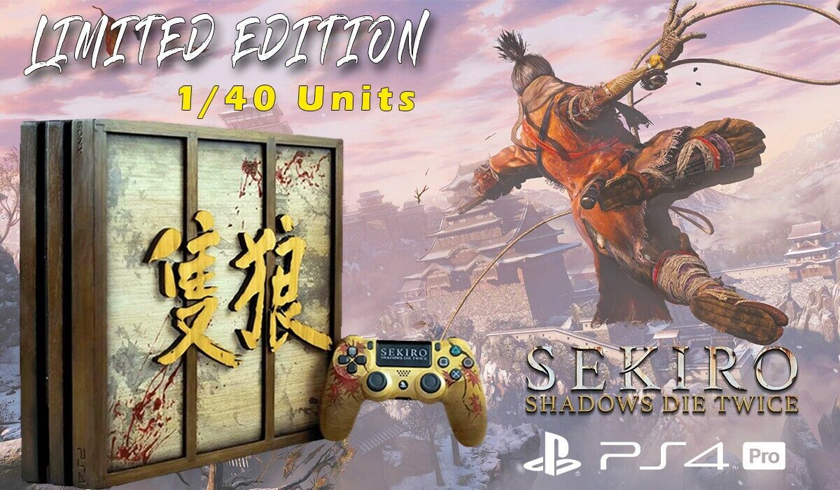 Limited Edition Playstation 4 Sekiro Shadows Die Twice PS4 Console