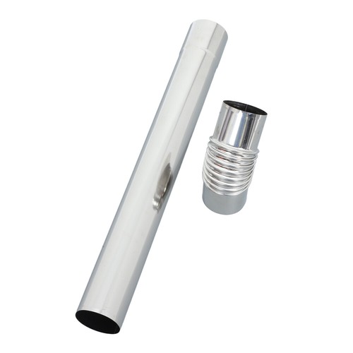 2 Pcs Elbow Stove Accessories Steel Chimney Camping Flue Aluminum