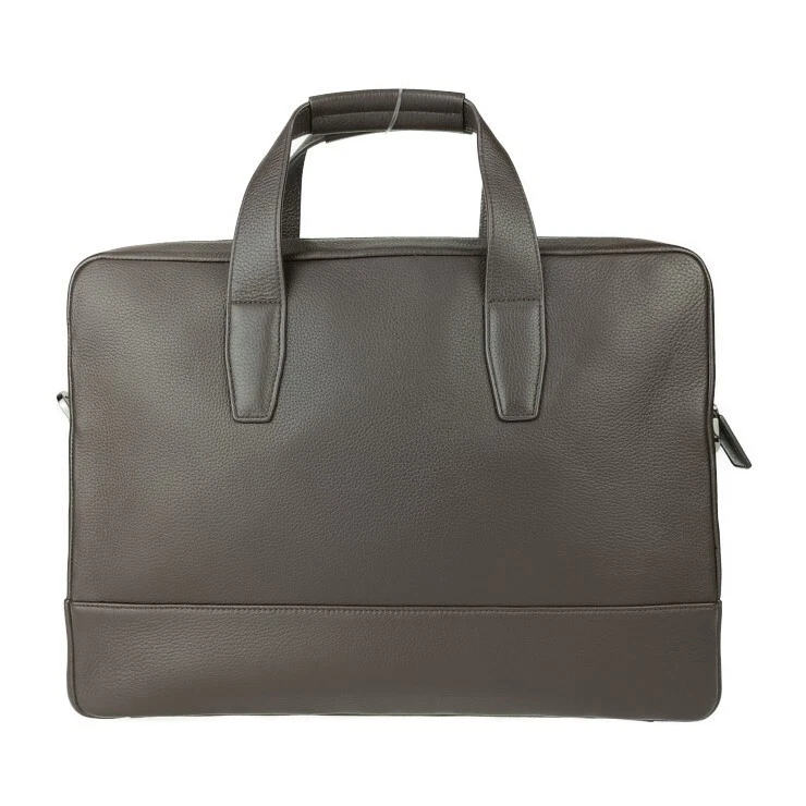 S.T.Dupont Business Bag Briefcase - Dark Brown Leather Men's 2WAY Shoulder Bag - Image 3 of 4