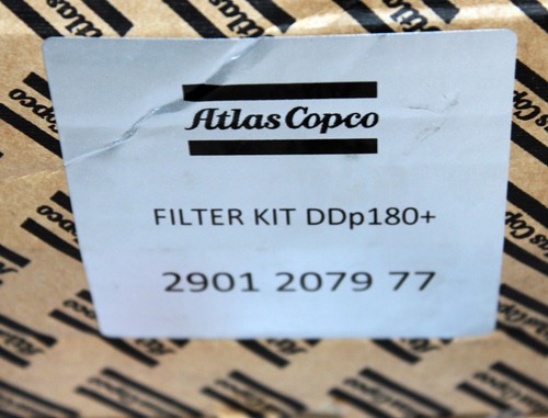 Genuine Atlas Copco 2901207977 (2901-2079-77) Filter Kit DDp180+ 1629319768 - Picture 2 of 9