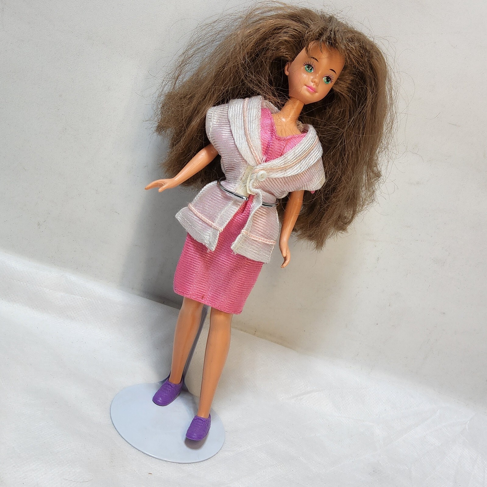 Skipper Courtney Doll Mattel 90s Brunette barbie sister friend no box vintage