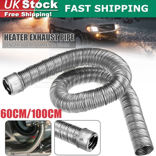 22/24mm 2 Layer Diesel Heater Exhaust Pipe Hose Stainless Steel For