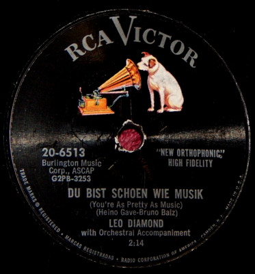 Leo Diamond Du Bist Schoen Wie Musik / Polynesian 78 PLAY GRADED Fully Tested