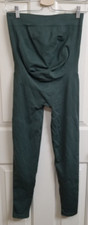 BLANQI Everyday sz L maternity support leggings hunter green stretch high waist