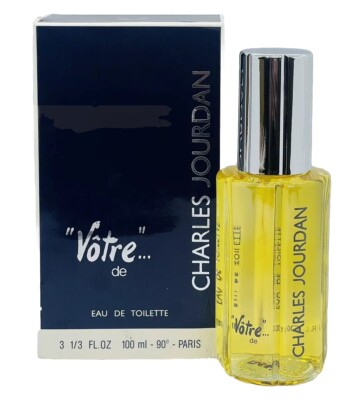 VOTRE DE CHARLES JOURDAN - 3 3/1/3 Oz 100ml EDT SPLASH IN BOX