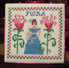 FIONA SAMPLER-CROSS STITCH- INDUSTRIOUSHEAD