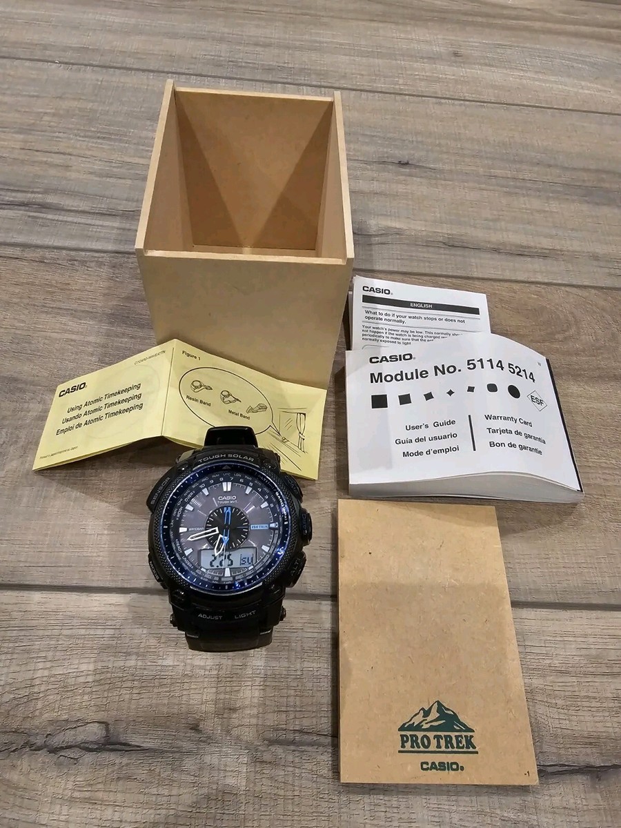 CASIO PRO Trek PRW-5000Y 47.2mm Black/Blue Tough Solar