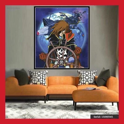 - - SANS MARQUE/GÉNÉRIQUE - REPRO TOILE ALBATOR 84 AFFICHE VINTAGE POSTER ARCADIA MANGA FIGURINE HARLOCK DVD