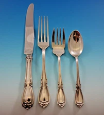 Wellington by Durgin Sterling Silver Flatware Set for 8 Service 34 Pieces