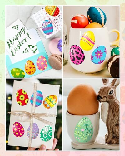 16 Sheets Easter Egg Stickers for Kids 256 Pcs Easter Stickers 256 Easter Egg - Bild 5 von 6