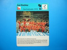 1977 1977/79 SPORTSCASTER HOCKEY PHOTO IVAN HLINKA PETER STASTNY CZECHOSLOVAKIA