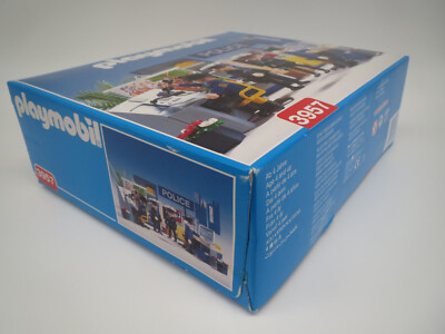 PLAYMOBIL 3957 Poste De Police Vintage 1997 – Rare Lot Complet