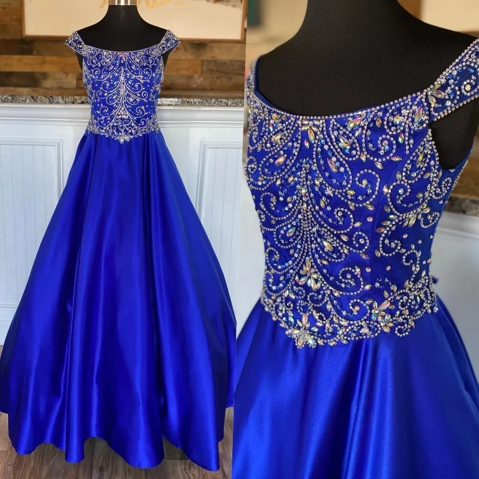 Custom Made little Kid Teens Preteen Birthday Formal Party Pageant Gown - Image 3 of 4
