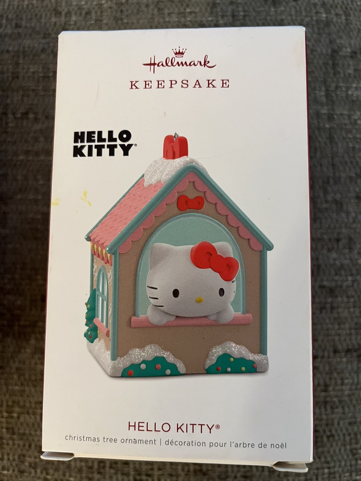 2018 Hallmark Keepsake Ornament Hello Kitty Gingerbread House New In