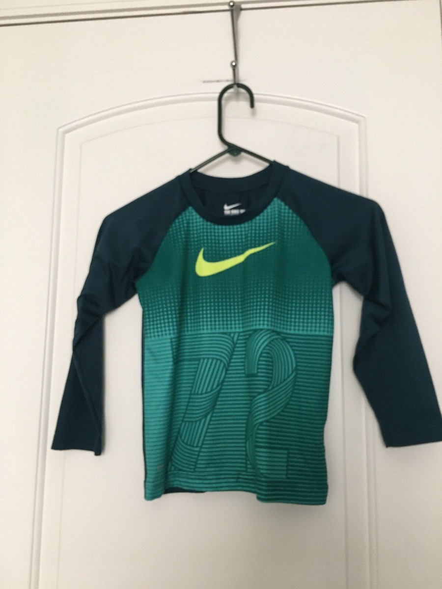 Nike Dri-Fit Boys Long Sleeve Compression Shirt Activewear Size