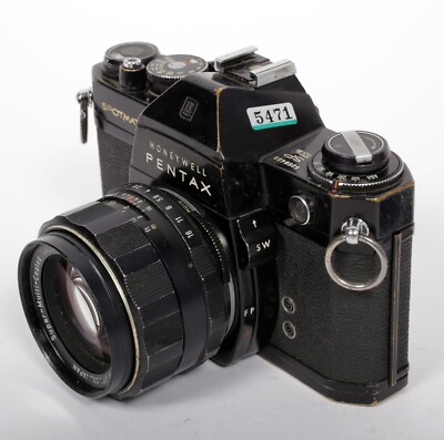 Pentax Spotmatic BLACK SPIIa 35mm SLR Film Camera with SMC