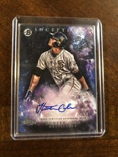 Hunter Cole RC On Card Auto Autograph 2016 Bowman Inception #PA-CH Rookie Giants