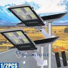 8000W Lámpara Solares De Calle Exteriores Impermeable Focos Sensor De Movimient