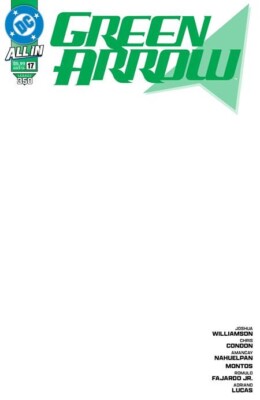Green Arrow #17 (#350) Blank Variant Cover D