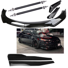 Front Bumper Lip Splitter Spoiler Body Kit Side Skirt For Acura Tl Tlx Ilx